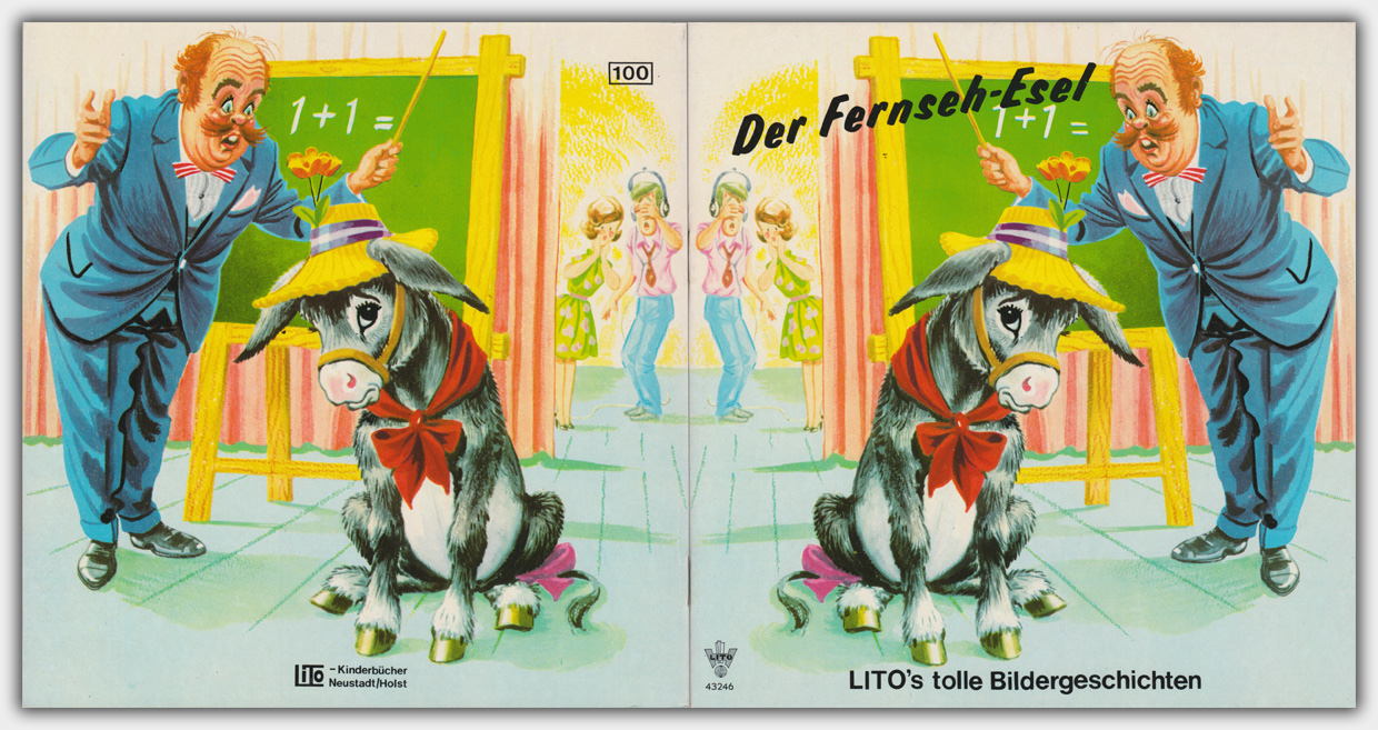 Der Fernseh-Esel | Lito-Kinderbücher-Verlags-GmbH | Nr. 43246, Umschlag